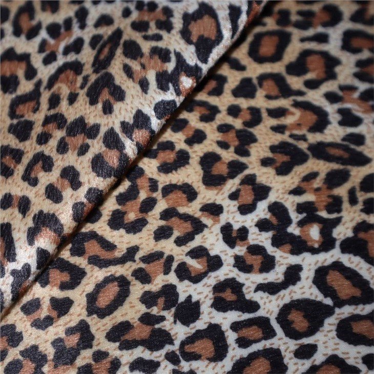 Mixed Wildlife Animal Print Upholstery Velvet Fabric high quality